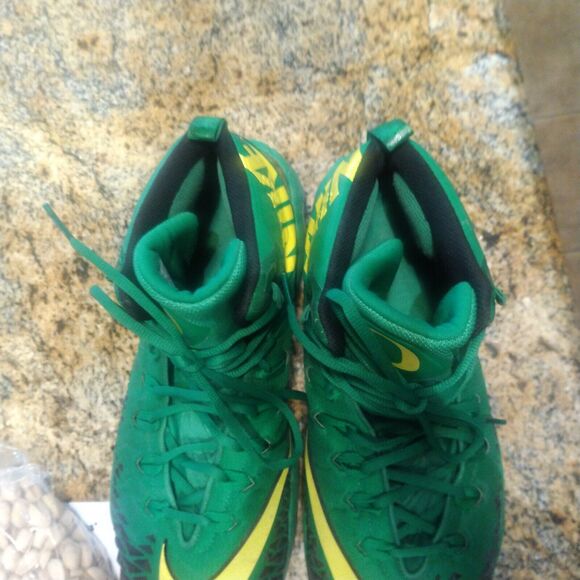PROMO Oregon Ducks Nike Force Savage Shark Men's Rubber Football Cleats US 15 - Picture 11 of 12